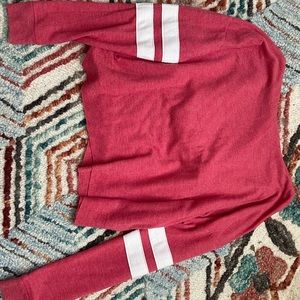 Pink cropped sweater / SO (kohls) / Large girls 12-14